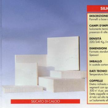 Silicato di calcio per alte temperature